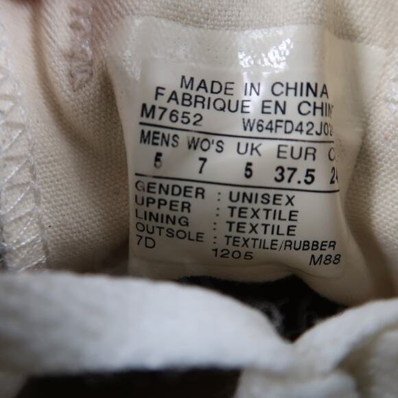 Converse Shoes Womens 7 Casual Sneakers All Star Canvas Lace Up Low Trainer - Picture 6 of 11